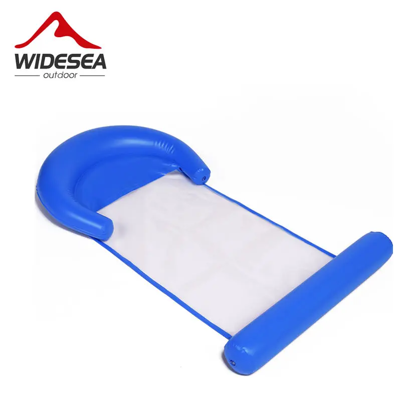 WIDESEA pool floating row swimming ring PVC water hammock inflatable swimming floating air mattress