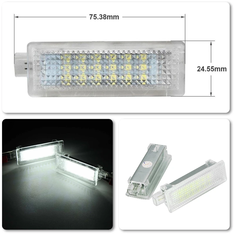 2 шт. ошибок Led любезно осветительных приборов для ног под дверь светильник для BMW E60 E87 E70 E90 E92 E63 E65 E85 M3 E89 Z4 E70 X5 E71 X6 F25