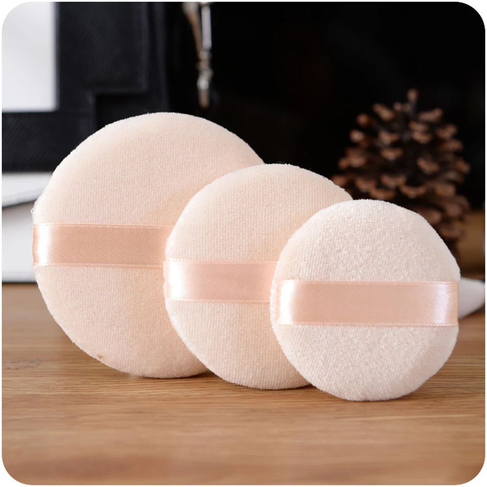 

HOT 5 PCS Women Facial Face Body Powder Puff Cosmetic Makeup Super Soft Cleansing Make Up Sponge 3 Size