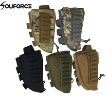 5 цветов Тактическая Винтовка полуавтоматическая приклад разгрузка винтовка коробка снарядов плотность нейлон для охотничьих аксессуаров