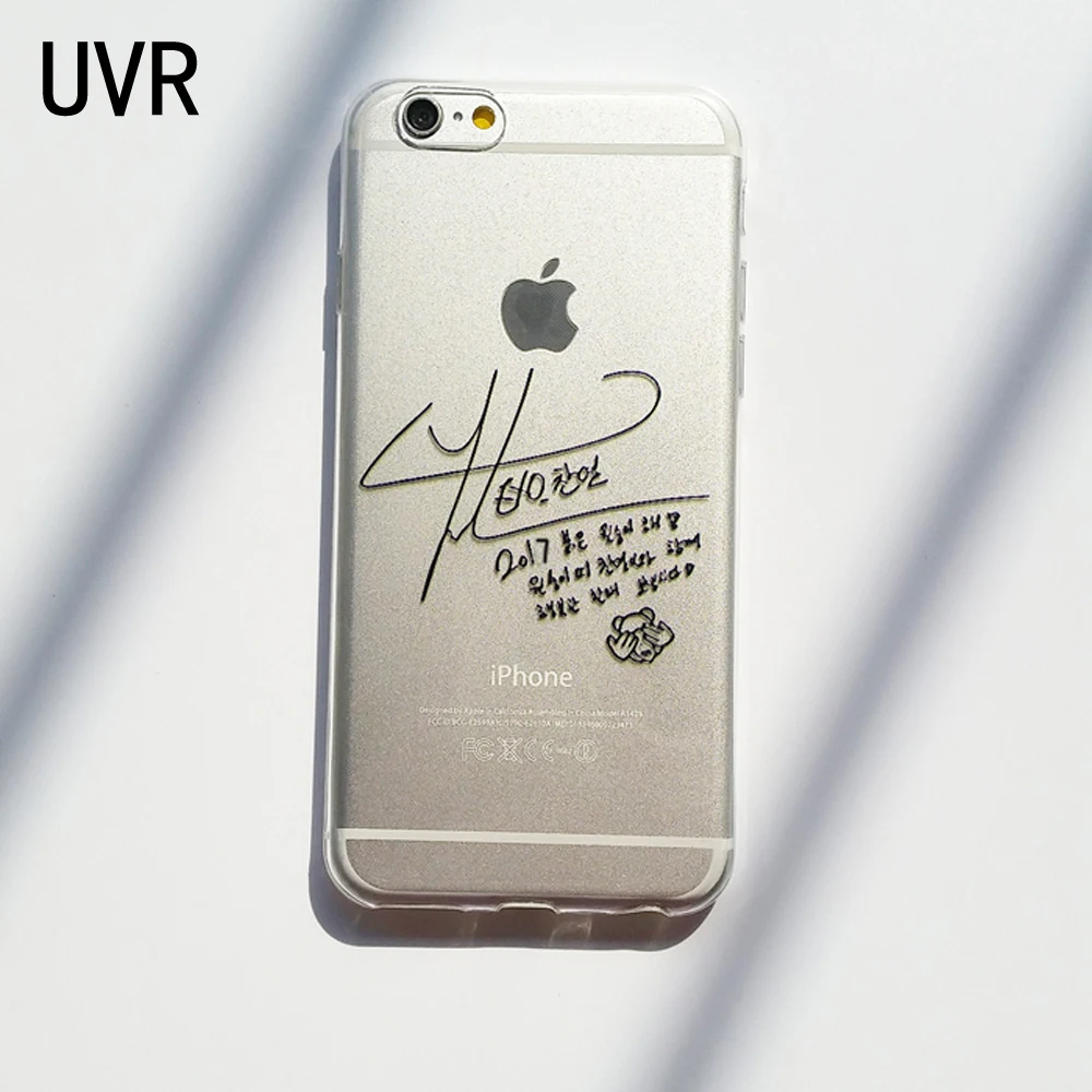 BZWGL бренд EXO Chanyeol фирменный чехол для телефона iPhone 5S 6 7 8 Plus tpu прозрачный мягкий