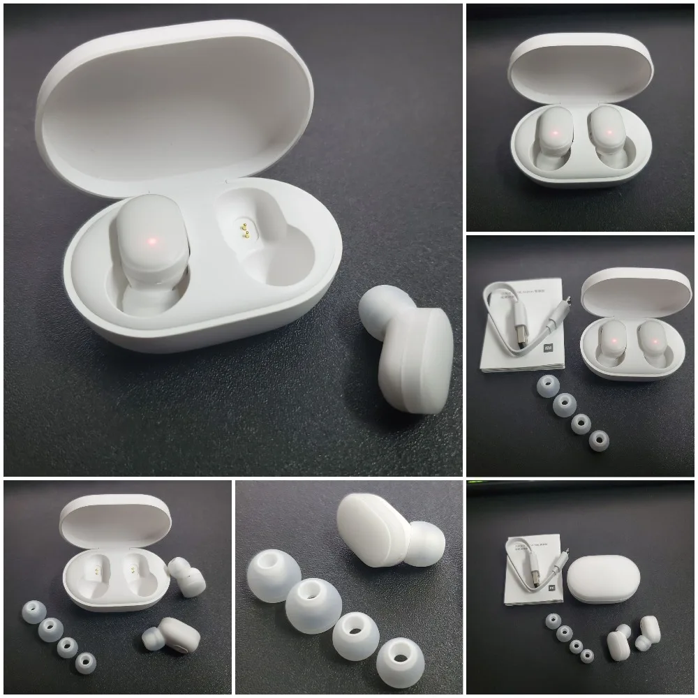 Оригинальные Xiao mi Red AirDots Bluetooth наушники Молодежная версия стерео ni Беспроводная 5