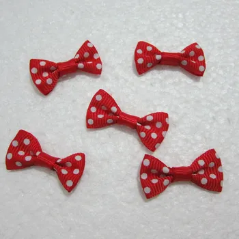 

HOT 20pcs 15mm*25mm Grosgrain Ribbon Bow Appliques Craft DIY Wedding A064