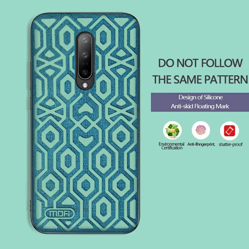 

For Oneplus 7 case cover one plus 7 protective silicone skid-proof cloth back cover Mofi 1+7 case coque for oneplus 7 pro capas
