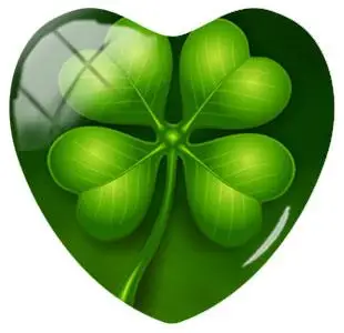 TAFREE зеленый четырехлистный клевер изображения в форме сердца 25 мм DIY стеклянный кабошон подвески для брелоков ожерелье кулон ювелирных изделий - Цвет: QF316