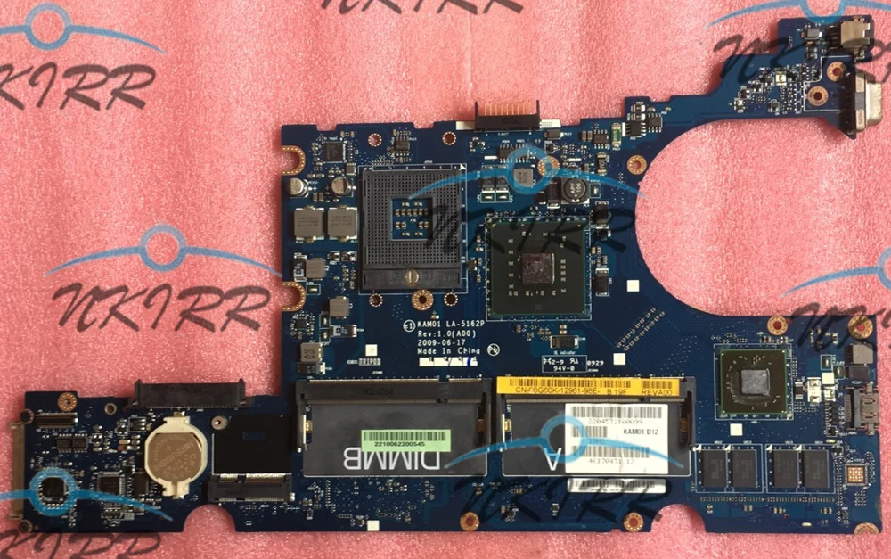 LA-5162P REV 1 0 KAM01 8G60K CN-08G60K HD4330 512M GM45 DDR2 PGA478 материнская плата для ноутбука Dell Inspiron 13 1320