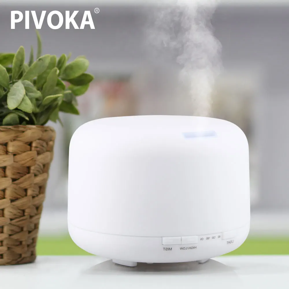Электрический Ароматерапевтический увлажнитель воздуха PIVOKA 500 мл ароматический