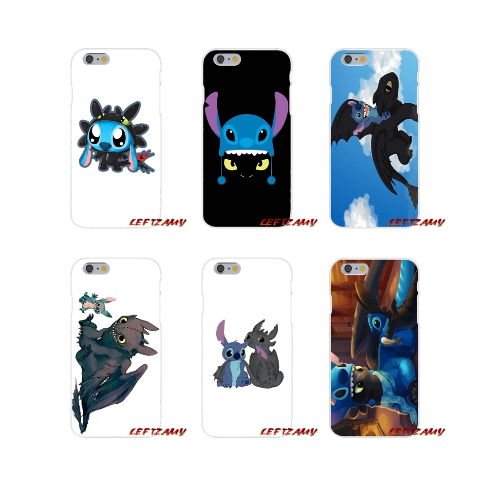 

For Huawei P Smart Plus Mate Honor 7A 7C 8C 8X 9 P10 P20 Lite Pro Toothless Dragon And Stitch Accessories Phone Cases Covers