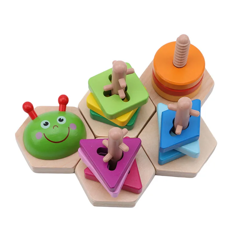 caterpillar shape sorter