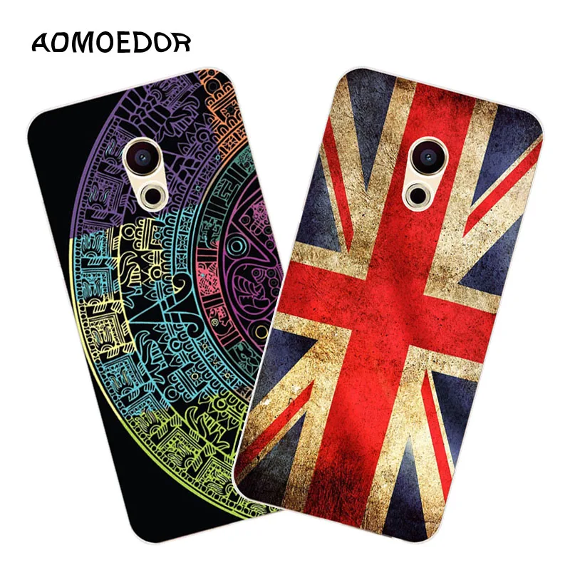 Meizu pro 6 5 Case Silicon Antique items Painting Soft TPU IMD Back Cover for pro5 pro6 Transparent Phone Bags |