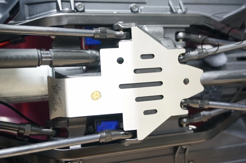 Stainless Steel Chassis Protection Chassis Armor skid plate For 1/10