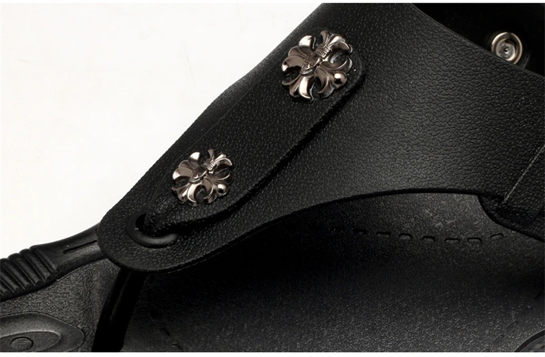 Brand Special Offers High Quality Sandals Big Size Leather Slippers Summer Hot Sale Sandalias Beach Slides Mens Shoes (3)