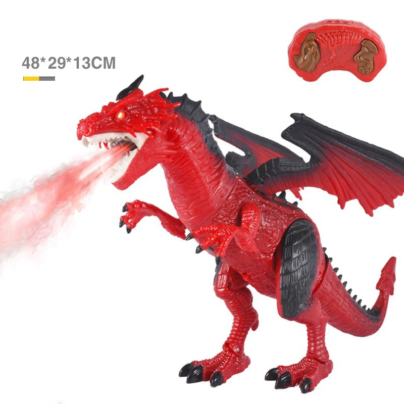 Радиоуправляемый игрушечный динозавр с дистанционным управлением, ходячий дракон, светильник, детская игрушка, подарки 998
