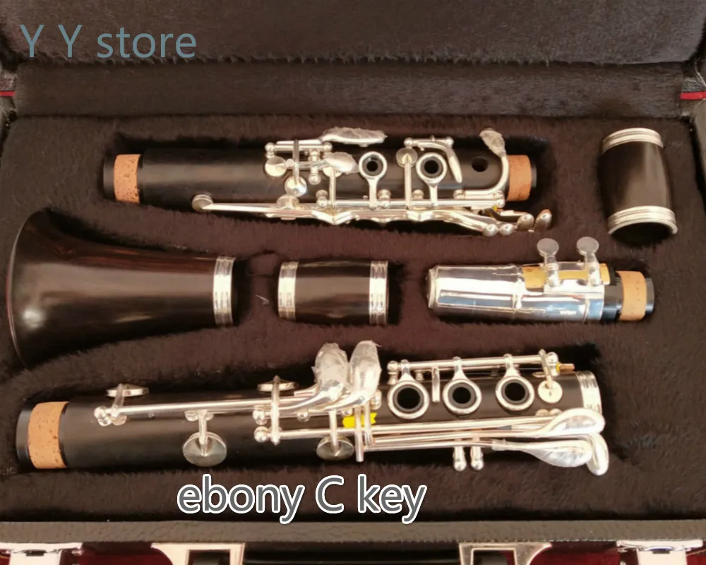

High-Grade C key clarinet Ebony Good material and sound