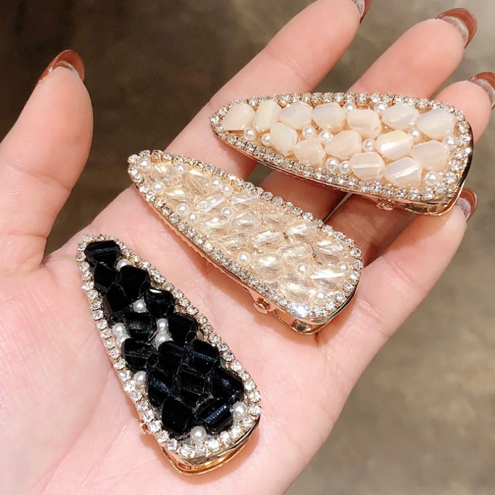 

New Pearl Hair Clips Gold Hairpins Temperament Summer Headwear For Women Girls Hairgrips Barrettes Hair Pins Hair Accessor