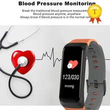Кровяное давление monintoring цветной экран Смарт-браслет, шагомер вызов отказ спортивные наручные часы Поддержка whatsapp twitter skype Синхронизация