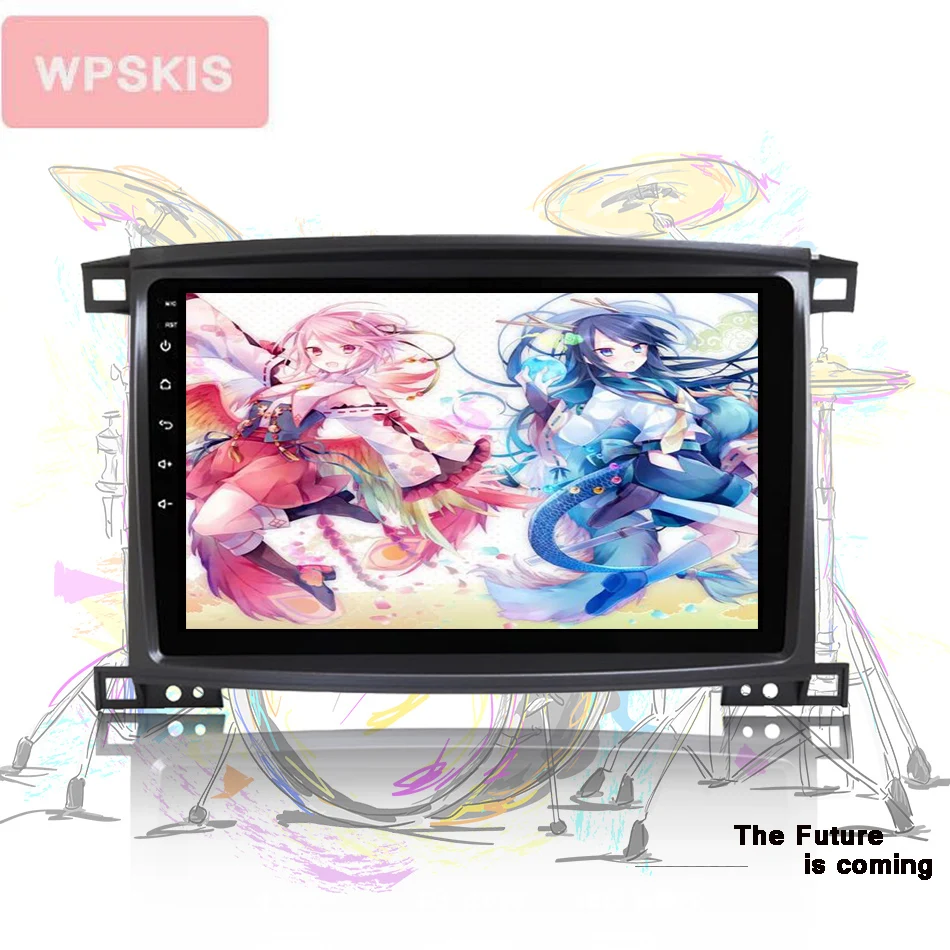 

2din 1024*600 Android 9.0 Car Radio DVD GPS Navigation Central Multimedia for Toyota Land Cruiser 100 LC100 Tape recorder Player