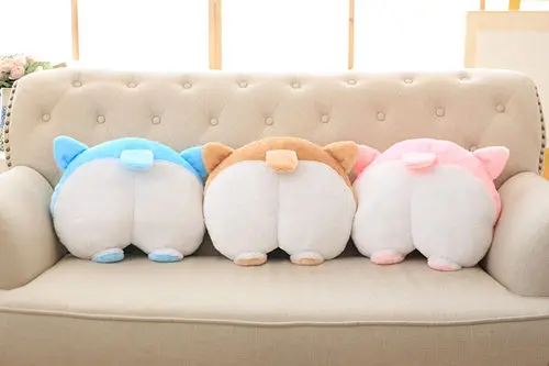 Corgi ass butt pillow 2