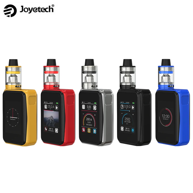 Оригинальный Joyetech Cuboid Pro 200 Вт коробка мод с procore Aries 2 мл распылитель комплект электронных сигарет Vape