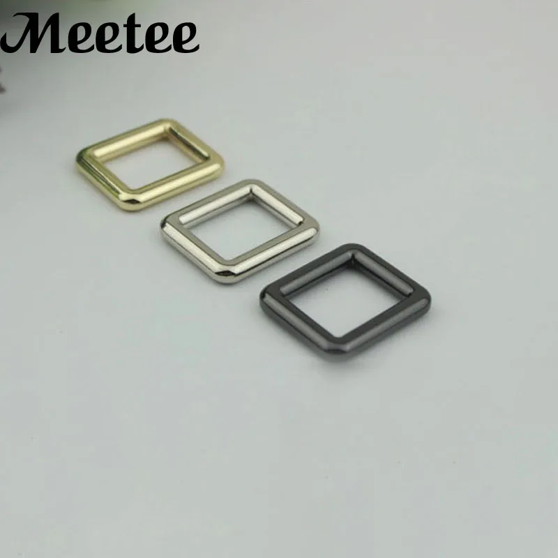 5Pcs Square Handbag Strap Metal Buckle Bag Jeans bing Shoes Bag Belt Buckles Clasp Hooks DIY