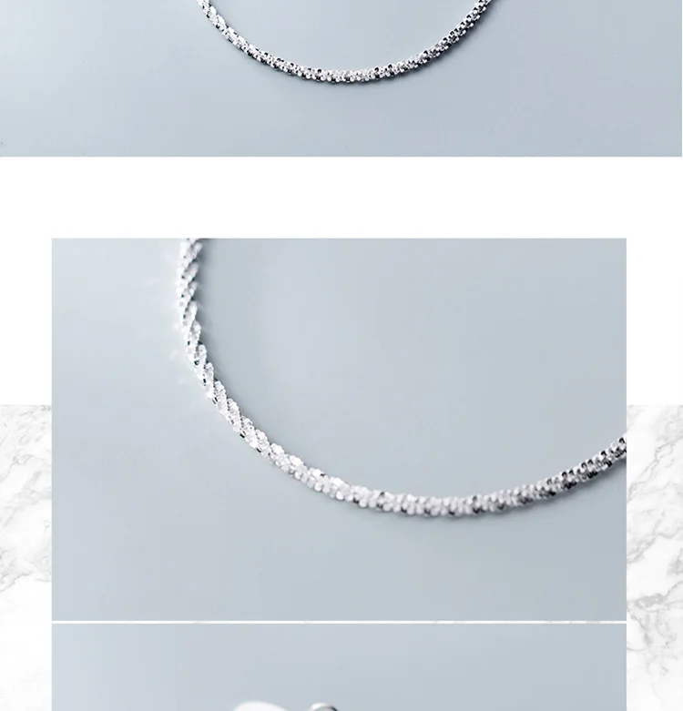 ElfoPlataSi,,, 925, цельная цепочка из настоящего серебра 925, браслет для женщин, жены, девушек, девушек, хорошее серебряное ювелирное изделие ED170