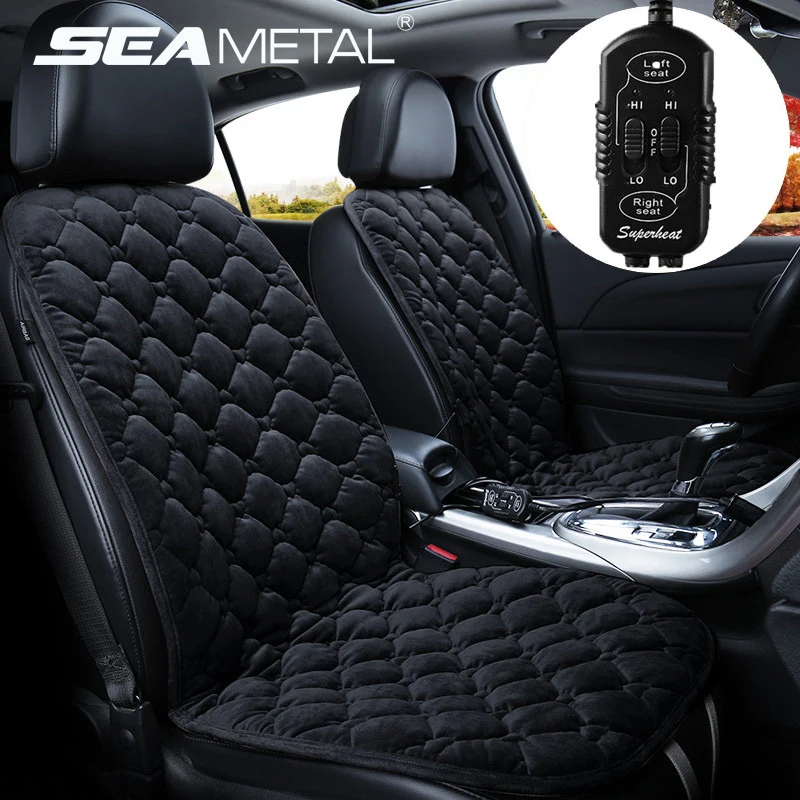 

Car Heated Seat Cover 12V Cushion Heating Warm for Winter Automatic Temperature Control Electronic Goods Heater Seat Accessories