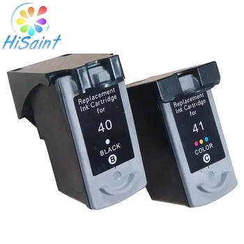 

Hisaint 1set PG-40 CL-41 Compatible ink cartridge PG40 CL41 for Canon PIXMA IP2500 IP2600 MX300 MX310 MP160 MP140 MP150 PG 40