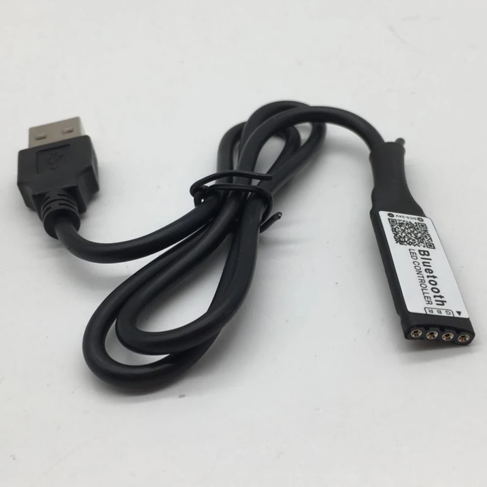 

1-10pcs Mini 5V USB Wifi RGB Bluetooth Controller LED Strip Light Controller Dimmer With 4pin RGB RGBW By IOS/Android Phone APP