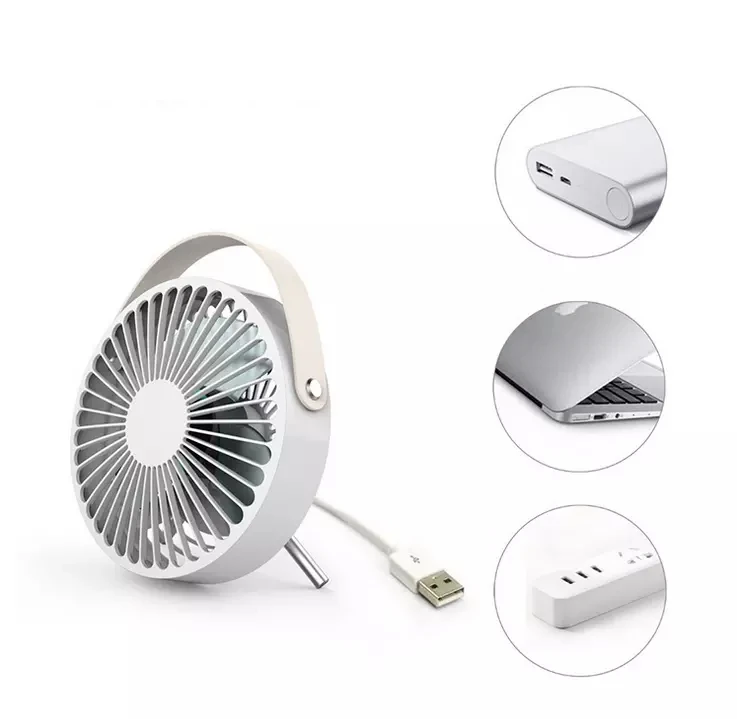 Высококачественный Настольный USB Охлаждающий вентилятор, 3 лопасти, USB кулер, Супер Бесшумный, 2 цвета, мини USB вентилятор для дома, офиса, вентилятор