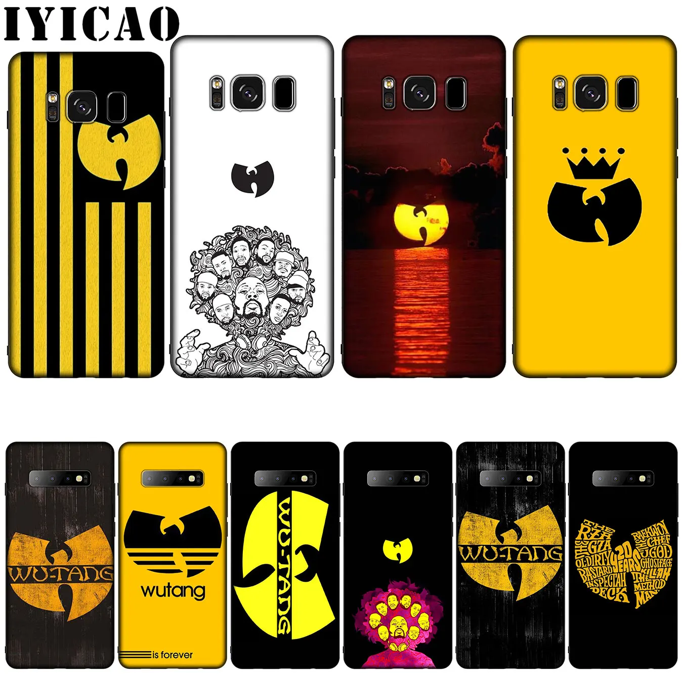 Ультратонкий силиконовый мягкий чехол Wu Tang Clan для Samsung Galaxy S20 S10 S9 S8 Plus Lite Ultra S6 S7 Edge