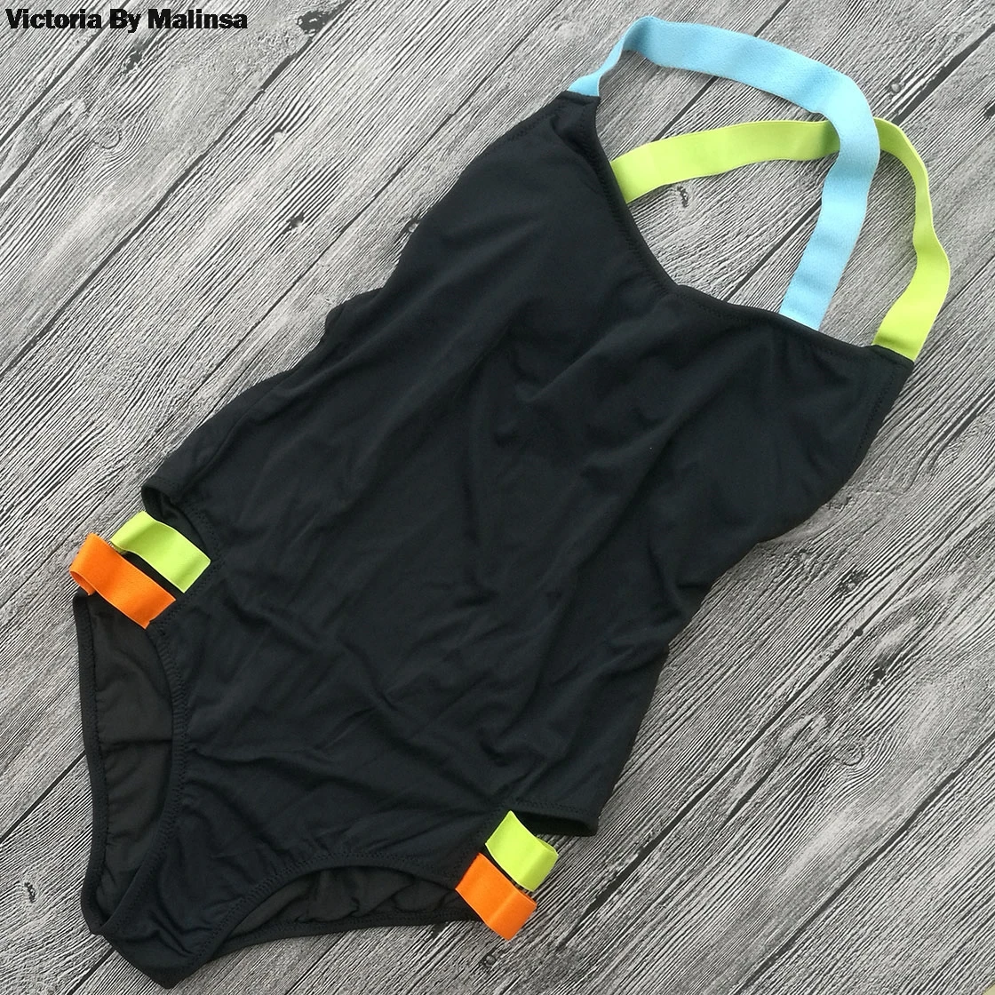 

One piece Suits Swimsuit Vintage Black Bandage Women Brazilian Secret Design Maillot de bain 1 piece sexy swimwear new