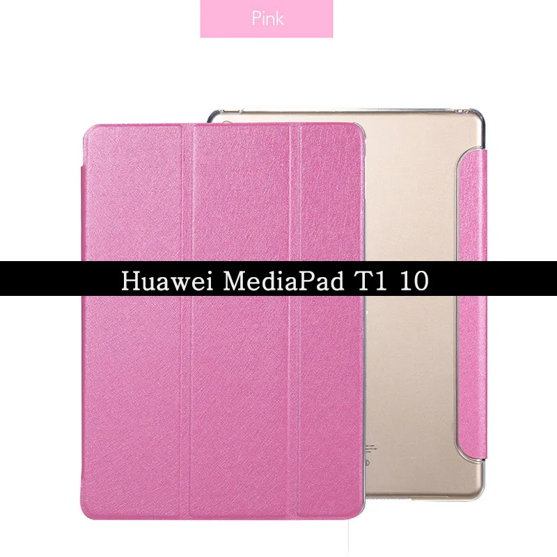 Флип-чехол для huawei Mediapad T1 10 T1-A21W, 9,6 дюймов, умный чехол для планшета, защитный чехол, чехол для huawei T1 9,6, автоматическое пробуждение, режим сна - Цвет: MediaPad T1 10