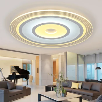 

brief modern simple and stylish creative Ultra-thin 1cm acylic led ceiling light for living room, bed room lighting