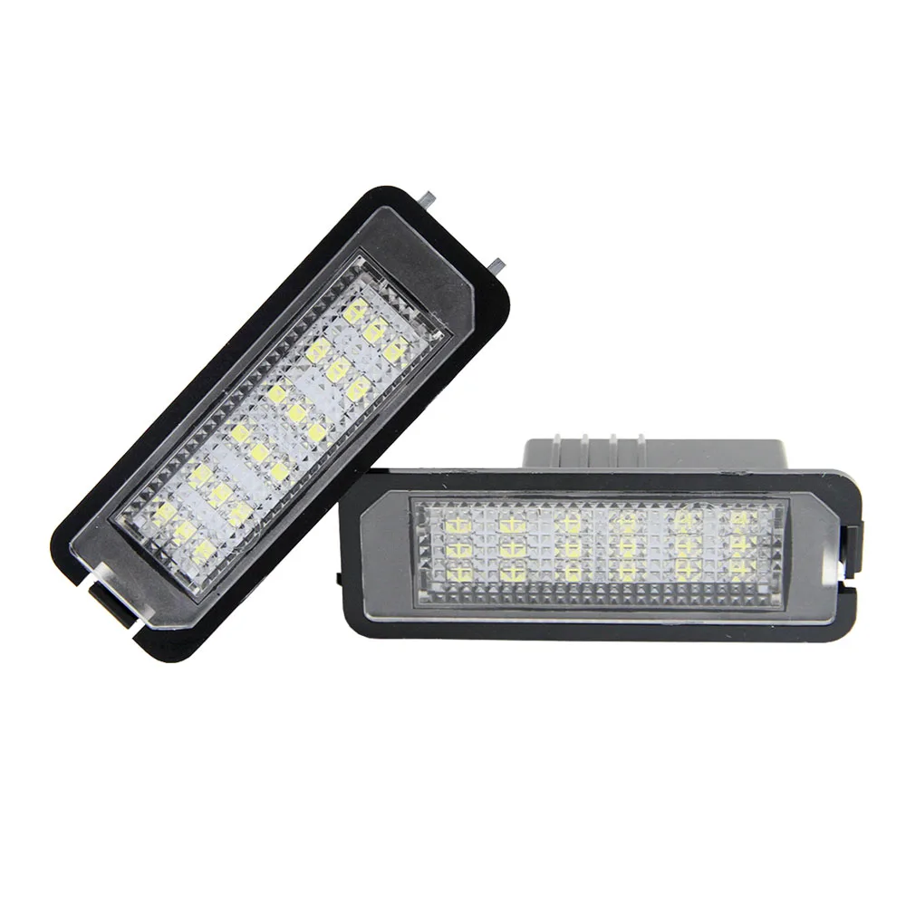 2X18SMD светодиодный номерного знака светильник для VW Golf 6 VI 5 V GTI MK4 MK5 MK6 Eos lipo Scirocco Seat