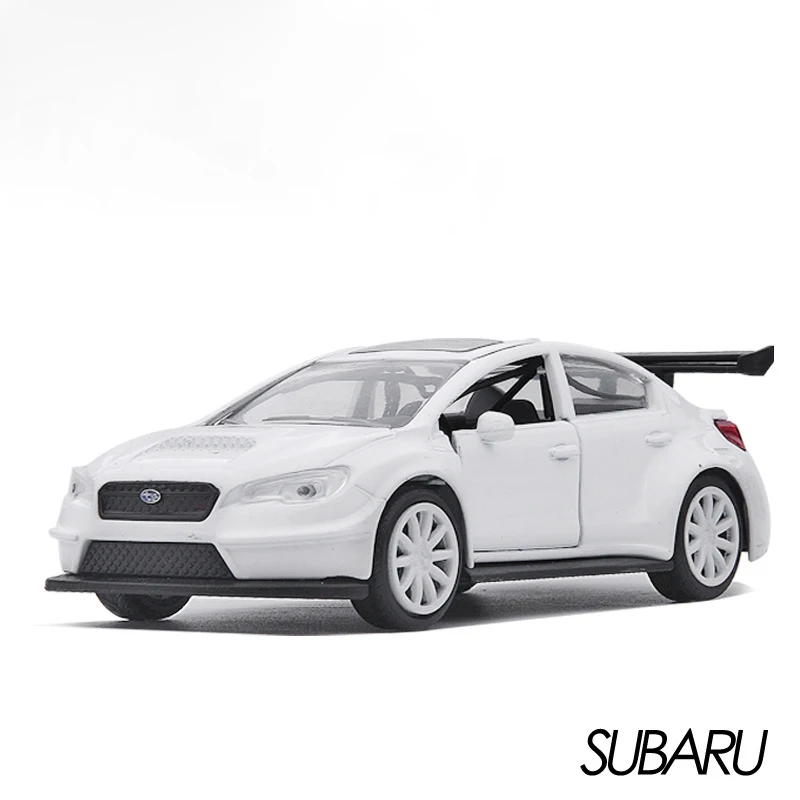 

Модель автомобиля SUBARU WRX STI из металлического сплава в масштабе 1:32, Форсаж