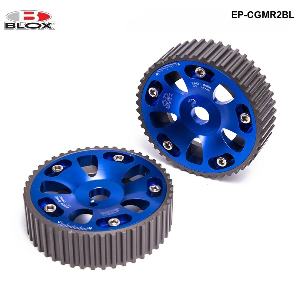 For Toyota Celica / MR2 / 3S-GTE Adjustable 2 Piece Aluminium Camshaft Cam Gear 2Pcs Blue EP-CGMR2BL For Toyota Celica / MR2 / 3S-GTE Adjustable 2 Piece Aluminium Camshaft Cam Gear 2Pcs Blue EP-CGMR2BL