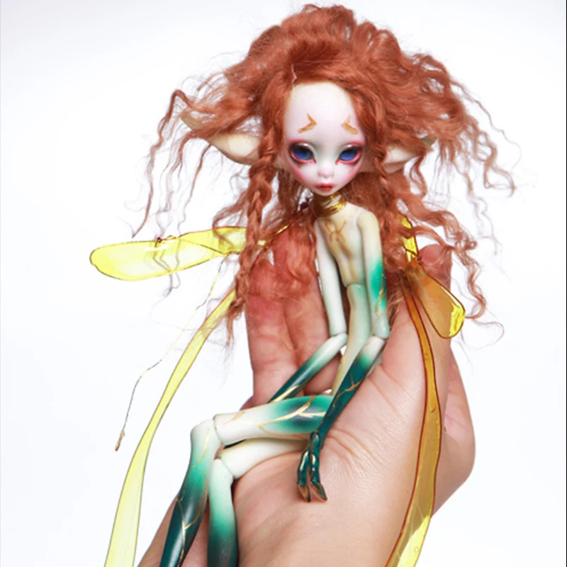 1/6 кукла-желтый комар и зеленый игрушечный кукла BJD подарок на день рождения