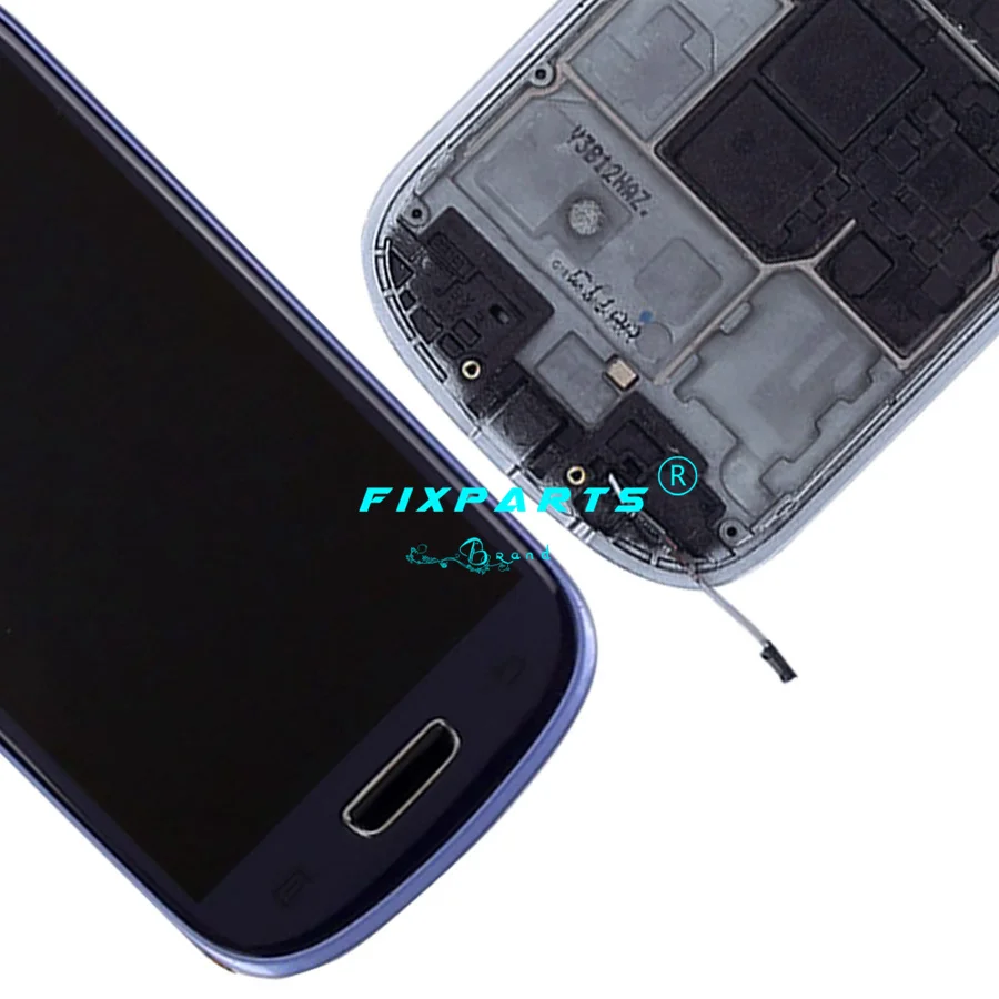 Blue White LCD Samsung Galaxy SIII S3 Mini i8190 LCD Display With Touch Sensor Digitizer With Frame With Tools (5)