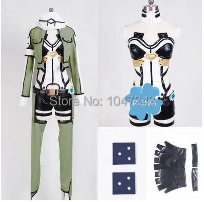 New Anime Sword Art Online GGO Sinon Cosplay Costume
