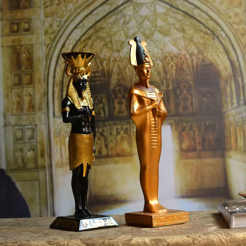 European Retro Egyptian Pharaoh Candlestick Wedding Props Hotel