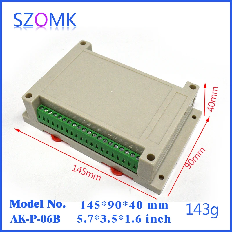 szomk electronics plastic enclosure for pcb junction box din rail enclosure control box szomk outlet boxes instrument enclosure box project box plastic housing  (6).jpg