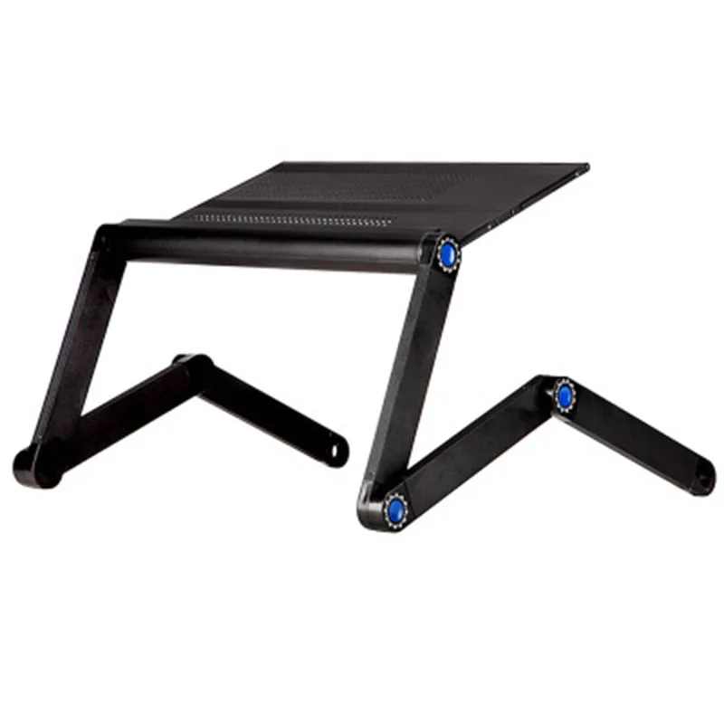  Aluminum Notebook Folding Computer Desk Bed Computer Desk With Mouse Pad Adjustable Laptop Table Co - 32864986810