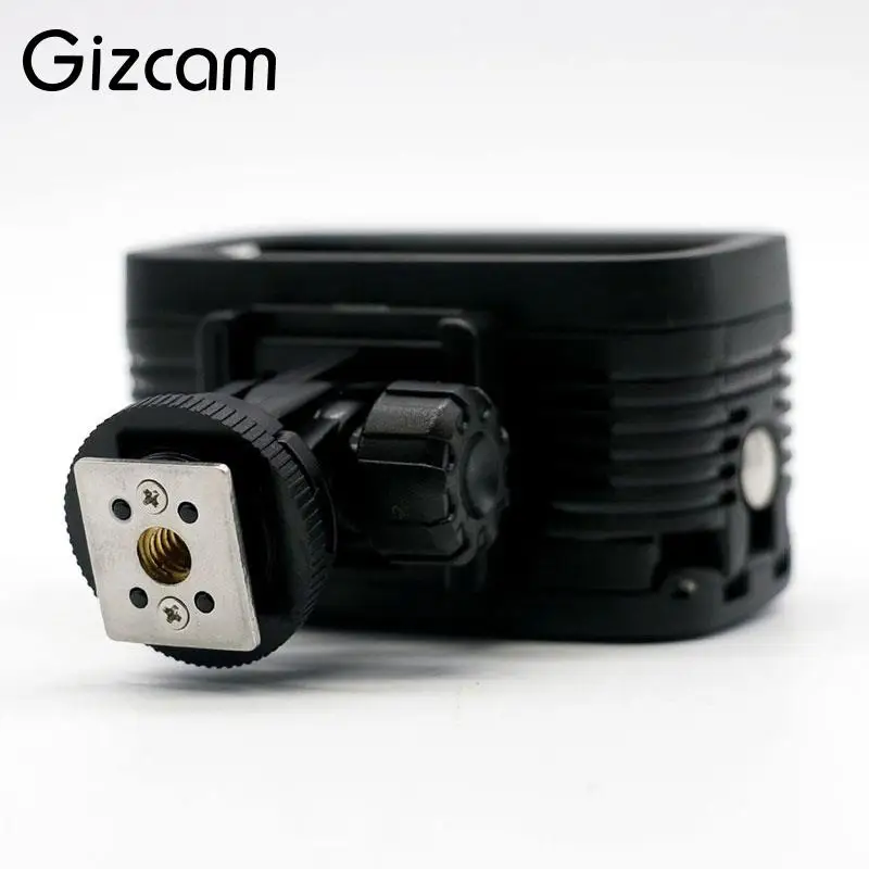 Gizcam подводный водонепроницаемый яркий видео светодиодный светильник для камеры Gopro Экшн-камера