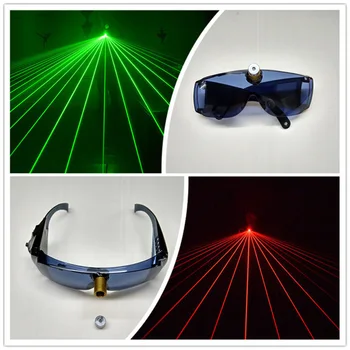 

high quality wholesale price can customized laser glasses with one green/red/purple laser