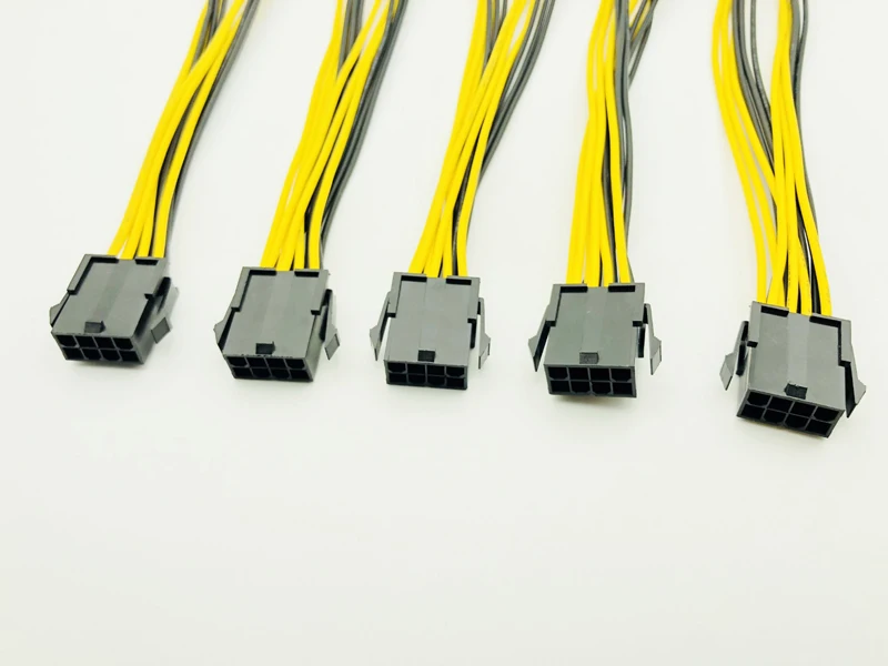 5 шт. 8 контактный к видеокарте двойной PCI E PCIe 6Pin адаптер питания разветвитель
