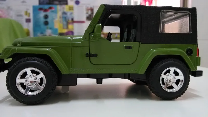 green toy jeep