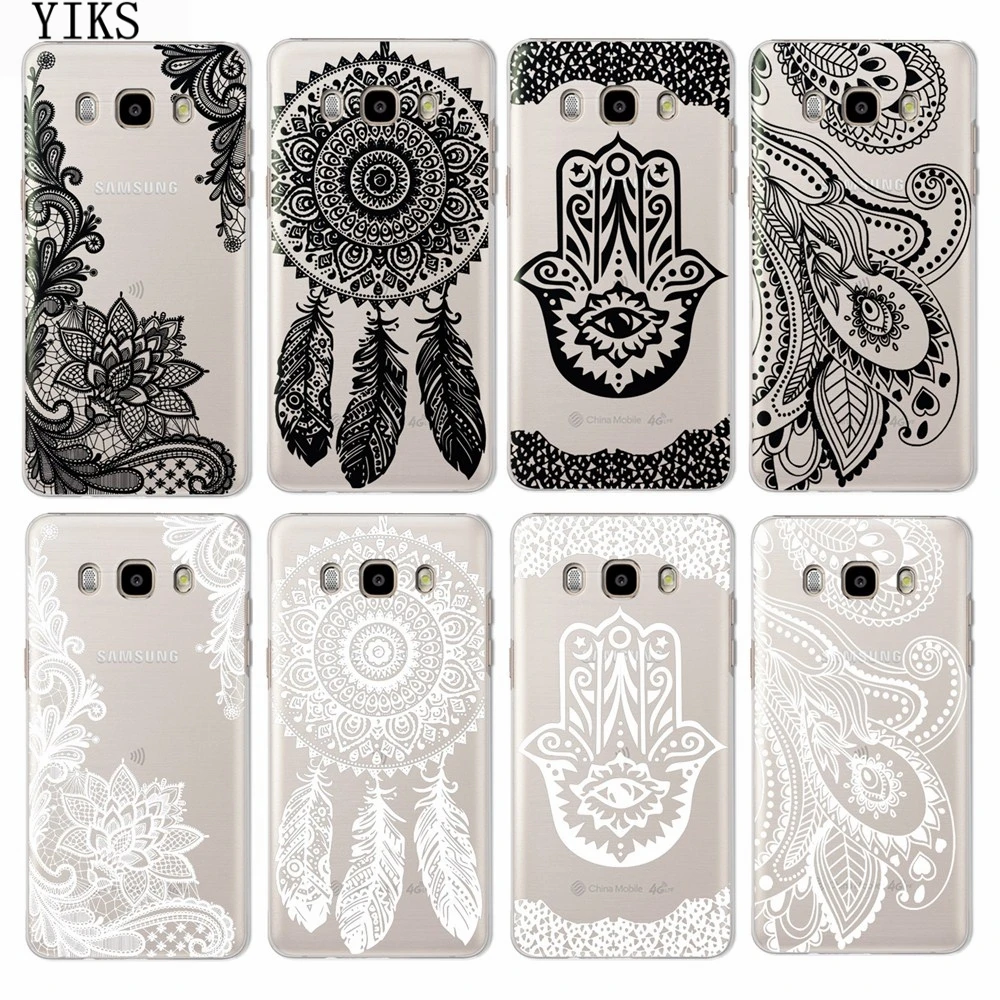 

Mandala Flower Case For Coque Samsung Galaxy Grand Prime S6 S7 Edge S8 Plus J2 J3 J5 J7 A3 A5 A7 15 2016 2017 Note 8 Cover
