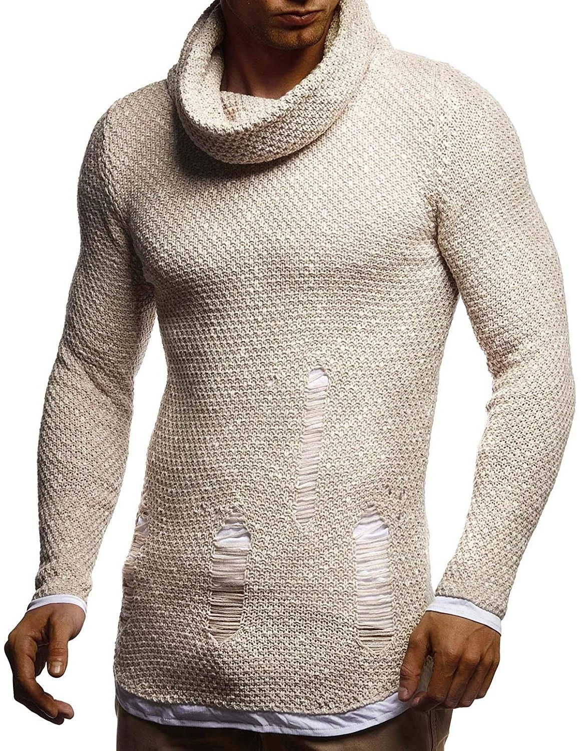 Men's Sweater Knitted Shawl Turtleneck Sweater Pullover Winter Hip Hop Streetwear Long Sleeve Fashion High Quality Man's Sweater Men's Sweater Knitted Shawl Turtleneck Sweater Pullover Winter Hip Hop Streetwear Long Sleeve Fashion High Quality Man's Sweater