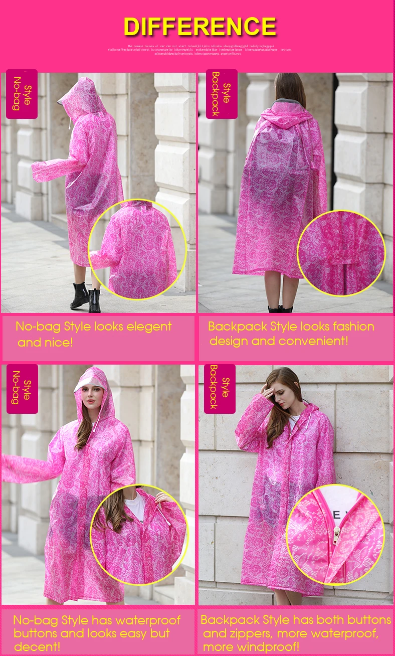 Women Lace Raincoats 17