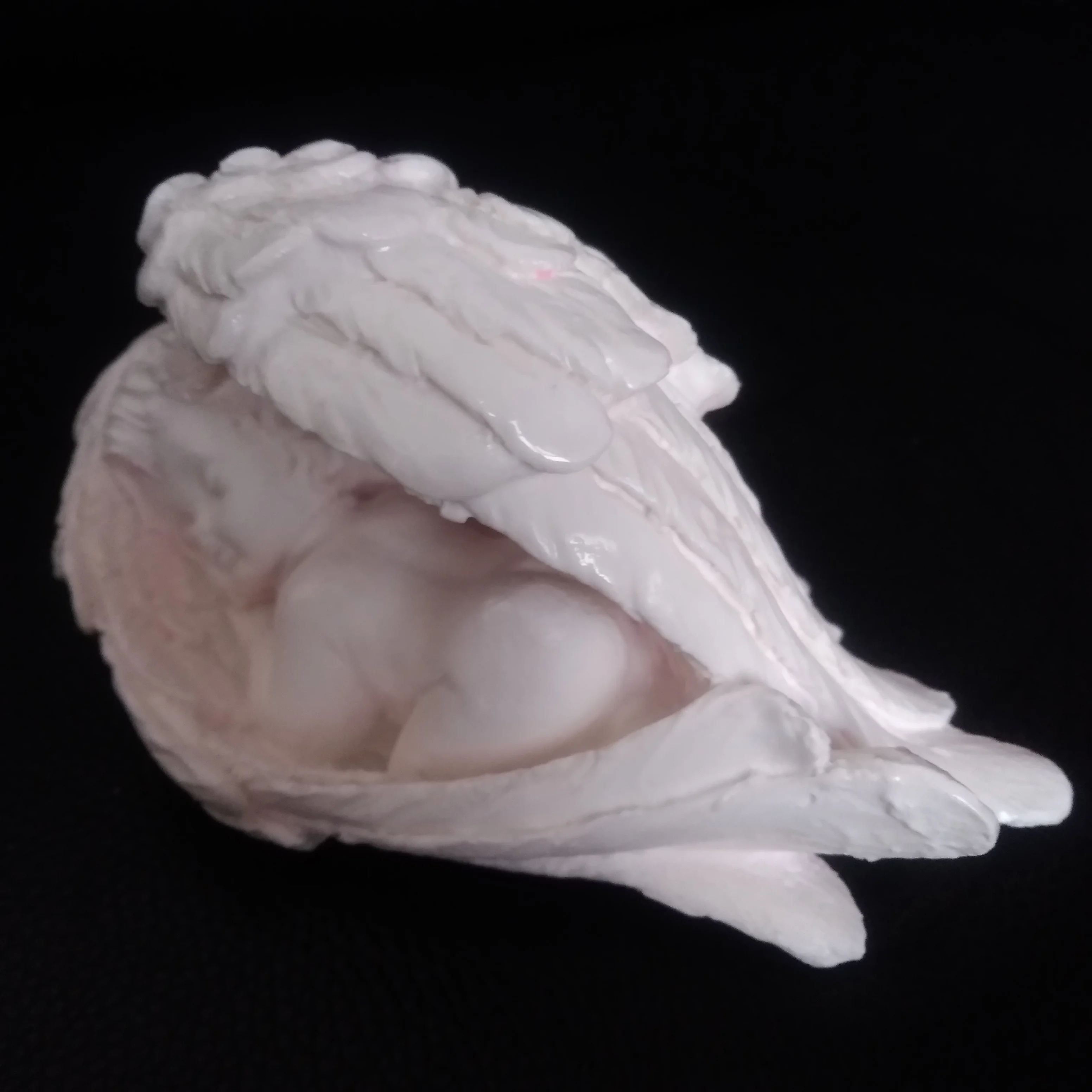 Красивая форма в виде ангела крыльев 3D глиняная для рукоделия домашнего